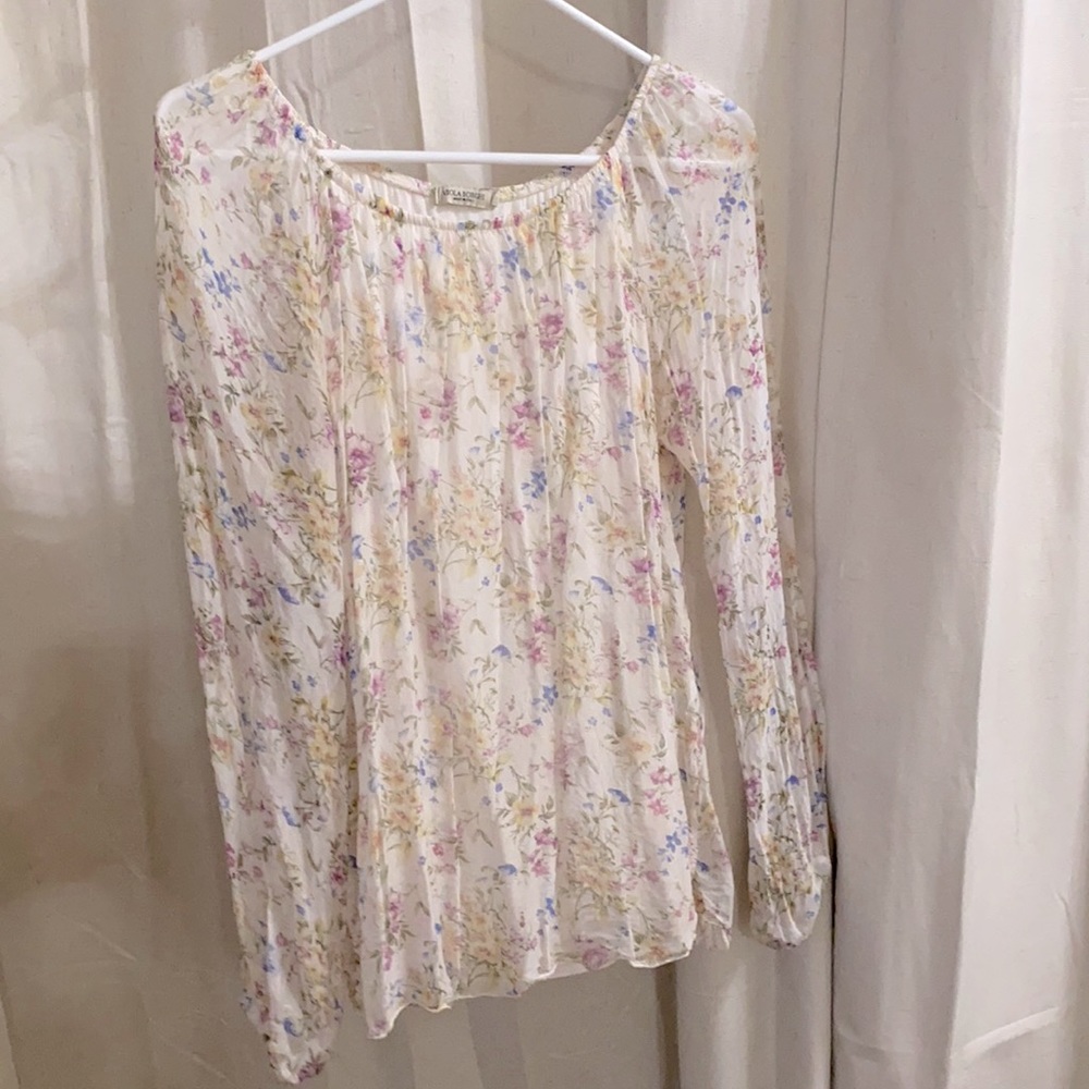 Viola Borghi Made in Italy Silk Blouse Size Small